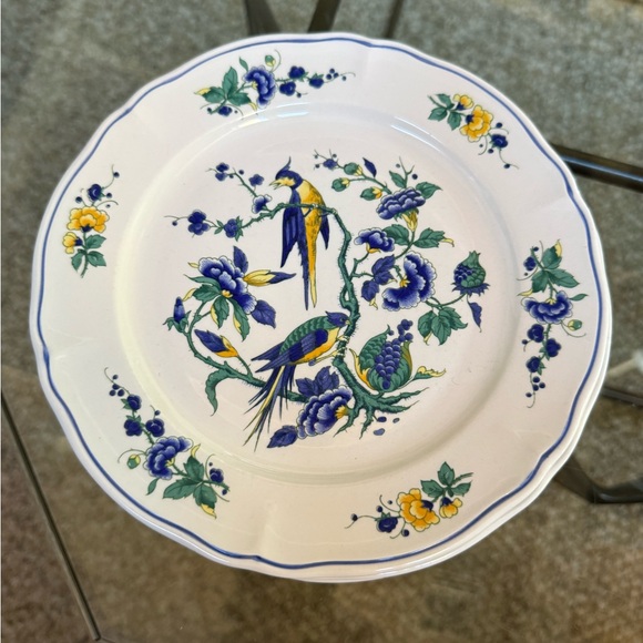 Villeroy & Boch Other - Villeroy & Boch Phoenix Blau blue plate 8" green stamp (individually sold)